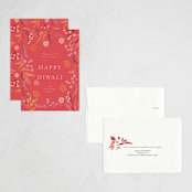 "diwali happiness" - Diwali Cards in Melon by frances mathys - Assembled