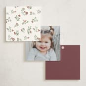 "Sapin" - Debutante Party Favor Tags in Snow by Gwen Bedat - Back of Card Options