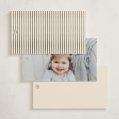 "Calling Card" - Debutante Party Favor Tags in Cream by Ani Somi - Back of Card Options