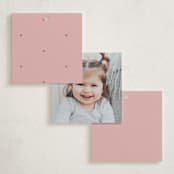 "Delicate" - Debutante Party Favor Tags in Rose by Blustery August - Back of Card Options