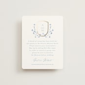 "storybook garden" - Direction Cards in Bluebell by Kristie Kern - Front