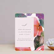 "Blossoms" - Direction Cards in Blush by Lori Wemple - Front