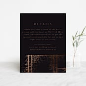 "Dazzling" - Direction Cards in Noir by Phrosné Barwood - Front