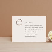 "Tradition" - Direction Cards in Almond by Leah Bisch - Front