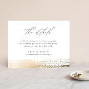 "Brushed Accent" - Direction Cards in Classic White by Kelly Schmidt - Front