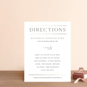 "Heard the news" - Direction Cards in Cotton by Stacey Meacham - Front