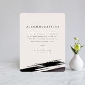 "Halcyon" - Direction Cards in Tuxedo by Leah Bisch - Front