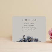 "Enchanted Blooms" - Direction Cards in Midnight by Lori Wemple - Front