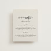 "Hand Illustrated Whimsical Chandelier" - Direction Cards in Noir by Jackie Crawford - Front