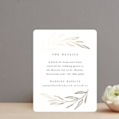 "Chic Wreath" - Direction Cards in Classic by Kelly Schmidt - Front