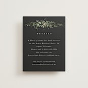 "winter garland" - Direction Cards in Tuxedo by Leah Bisch - Front