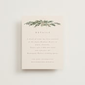 "Winter Garland" - Direction Cards in Latte by Leah Bisch - Front