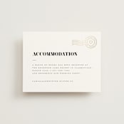 "Golden Stamp" - Direction Cards in Snow by FRANI - Front