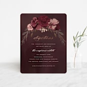 "Verdigris" - Direction Cards in Rose by Susan Moyal - Front