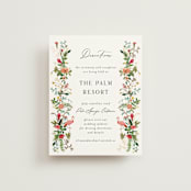 "Tropica" - Direction Cards in Papaya by Susan Moyal - Front