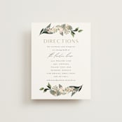 "Country Garden" - Direction Cards in Verdant by Susan Moyal - Front