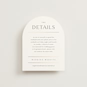 "Sophisticate" - Direction Cards in Silk by Kelly Schmidt - Front