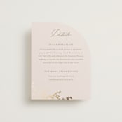 "Classique" - Direction Cards in Spun Sugar by Jessica Williams - Front