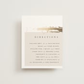 "Modern Serene" - Direction Cards in Blush by Hannah Williams - Front