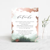 "Fancy Marble" - Direction Cards in Moss by Phrosné Barwood - Front