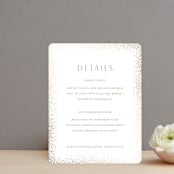 "glitter arch" - Direction Cards in Champagne by Design Lotus - Front