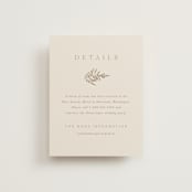 "Garden" - Direction Cards in Mahogany by Leah Bisch - Front