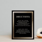 "Formal" - Direction Cards in Onyx by Jessica Williams - Front