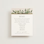 "Bliss" - Direction Cards in Champagne by Leah Bisch - Front