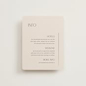 "Modern Corner" - Direction Cards in Linen by Kelly Schmidt - Front