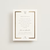 "Chisel" - Direction Cards in Quartz by Kristie Kern - Front