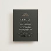 "Fringe" - Direction Cards in Midnight by Leah Bisch - Front