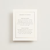 "Bianca" - Direction Cards in Sugar by Jessica Williams - Front