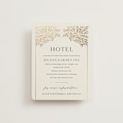 "Baroque" - Direction Cards in Cream by Jen Owens - Front
