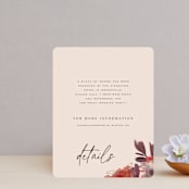 "Autumn Hymnal" - Direction Cards in Blush by Leah Bisch - Front