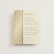"Aatreya" - Direction Cards in Marigold by Pati Cascino - Front