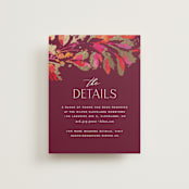 "Bright abstract" - Direction Cards in Sangria by Jessica Corliss - Front