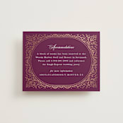 "Zardozi" - Direction Cards in Amethyst by Mansi Verma - Front