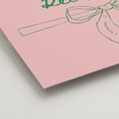 "Just the ribbon" - Direction Signs in trawberry by Vera Lim - Detail