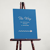 "Party" - Direction Signs in Paloma by Megan Davis - In Use