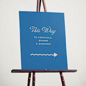 "Party" - Direction Signs in Paloma by Megan Davis - In Use