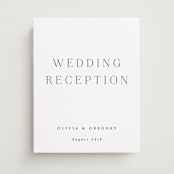 "Classy Type" - Direction Signs in Lily by Hooray Creative - Front