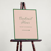 "cotillion" - Direction Signs in Peach by Megan Davis - In Use