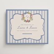 "A wedding in Low Country" - Direction Signs in Cornflower by Chris Griffith - Front