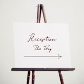 "Handwritten" - Direction Signs in Wine by Cass Loh - In Use