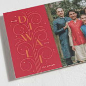 "Sparkler" - Diwali Cards in Ruby by letterfix - Detail