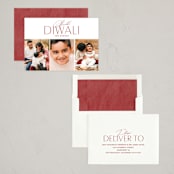 "Three of a kind" - Diwali Cards in Fiery by Erin L. Wilson - Assembled