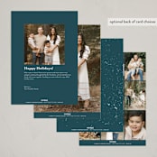"rangoli frame" - Diwali Cards in Teal by Kanika Mathur - Back of Card Options