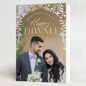 "Alpona" - Diwali Cards in Classic by letterfix - Folded Card