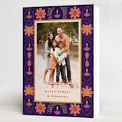 "Diwali luxe" - Diwali Cards in Twilight by Creo Study - Folded Card
