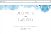 "Gallery Abstract Art" - Wedding Website in Ocean by Alethea and Ruth - Desktop Design